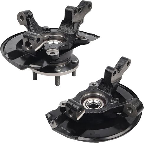 PAROD 698411 698410 Front Steering Knuckle and Wheel Hub Assembly Fit for 2007-2012 Dodge Caliber, 2007-2017 Jeep Compass, 2007-2017 Jeep Patriot, Passenger and Driver Side in Kuwait