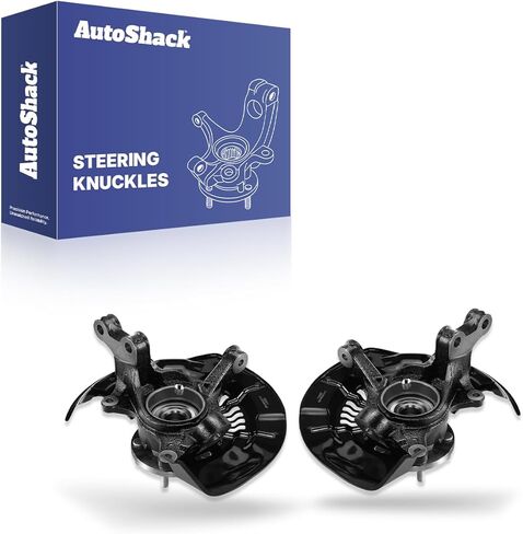 مجموعة محامل محور العجلة ومفاصل التوجيه المحملة من الأمام من AutoShack - جانب السائق والراكب لتويوتا ولكزس، هايلاندر 2008-2017 RX350 2010-2015، AWD FWD L4 2.7L V6 3.3L 3.5L - مع ABS in Kuwait