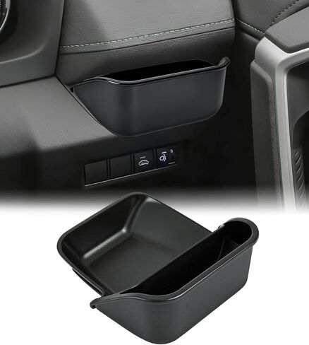 درج تخزين جانبي للسائق XCBYT لسيارة Toyota RAV4 2019-2025 | منظم وحدة التحكم المخفي مع مقبض سحب، تركيب بدون أدوات | ملحقات RAV4 الداخلية للمفاتيح والبطاقات والعملات المعدنية in Kuwait