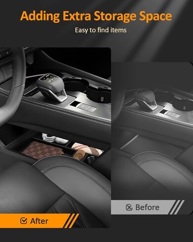 CDEFG for Nissan Rogue 2021-2025 2026 ملحقات وحدة التحكم المركزية علبة تنظيم 2021 2022 2023 2024 2025 Rogue (S، SV، Rock Creek، SL، Platinum) وحدة تخزين وسطية سفلية in Kuwait