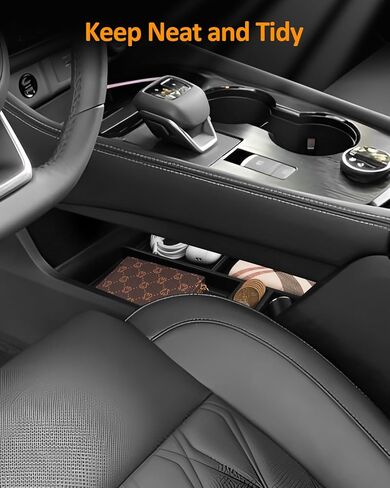 CDEFG for Nissan Rogue 2021-2025 2026 ملحقات وحدة التحكم المركزية علبة تنظيم 2021 2022 2023 2024 2025 Rogue (S، SV، Rock Creek، SL، Platinum) وحدة تخزين وسطية سفلية in Kuwait