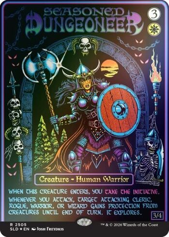 السحر: The Gathering Secret Lair x Dungeons & Dragons: Black Lights & Dark Dungeons Foil Edition in Kuwait