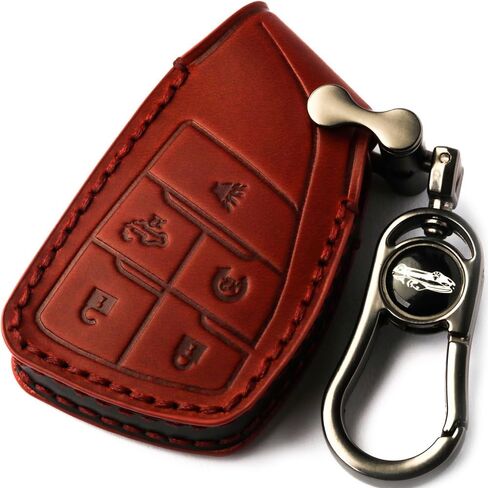Key Fob Cover Compatible with 2022-2026 Chevrolet Silverado 1500 GMC Sierra 1500, 2024 2025 2026 Silverado Sierra 2500HD 3500HD Smart Key (5B-Brown) in Saudi Arabia