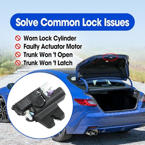 Tailgate Lock Actuator Assembly Replace 64600AA020 64600-33091 6460033091 Compatible with Toyota Camry 2002 2003 2004 2005 2006, Rear Door Lock Actuator Trunk Lid Latch in Saudi Arabia