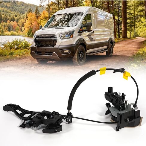 كابل مشغل مزلاج قفل الباب الأمامي الأيسر متوافق مع 2015-2023 Ford Transit-150 Transit-250 Transit-350 Transit-350 HD V6 3.5L - استبدال CK4Z61219A65C CK4Z61219A65E مزلاج قفل جانب السائق in Kuwait