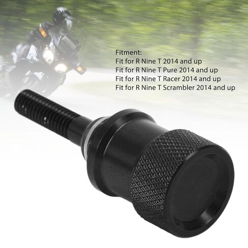 Aramox Aluminum Alloy High Strength Quick Release Motorcycle Seat Bolt for R Nine T 2014 and Up (Black) in Kuwait