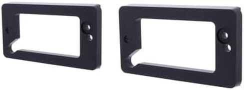 United Pacific 110838 Turn Signal Light Bezel, Black Anodized Billet Aluminum, for 1969-1977 Ford Bronco in Kuwait