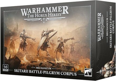 Games Workshop Warhammer The Horus Heresy Skitarii Battle Pilgryms Corpus, 16 Miniatures, Mechanicum Infantry Unit, Multipart Plastic Warhammer Model Kit in Kuwait