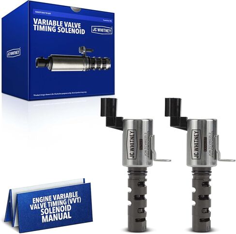 JC Whitney JFBAJCWTCV00225 مجموعة من 2 ملفات لولبية توقيت الصمامات المتغيرة لمحرك السحب والعادم (VVT) - متوافقة مع Jeep Compass 07-17، Patriot 07-17، Chrysler 200 11-16 - 1.8L 2.0L 2.4L in Kuwait