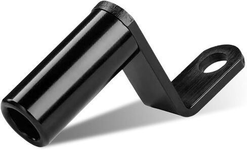 Motorcycle Conversion Bracket, Aluminum Motorcycle Mirror Mount Extender, Universal Mirror & Phone Holder Bracket for Bicycle Motorbike (Black) in Saudi Arabia
