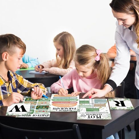 19Pcs Eucalyptus Writing Strategies Posters for Classroom Writing Process Bulletin Board Set Greenery Writers Guide Poster for Back to School Middle High School English Teacher Wall Art Decor Supplies in Saudi Arabia