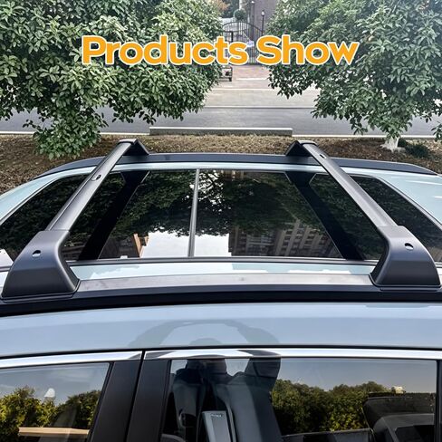 Powerty 300LBS Roof Rack Cross Bars for 2019-2025 Toyota RAV4 Accessories with Flush Side Rails(Not for 2024 LE/Adventure/TRD Off-Road/Hybrid Woodland Trim), Lockable Aluminum Roof Rails Luggage Racks in Kuwait