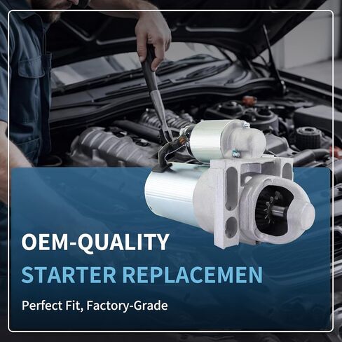 New Starter 6492N, Replacement for 1999-2005 Chevy Silverado 1500/2500/3500 6.0L V8, 2003-2005 Express 2500/3500, 2002-2005 Cadillac Escalade, 2000-2005 GMC Sierra & Savana in Saudi Arabia