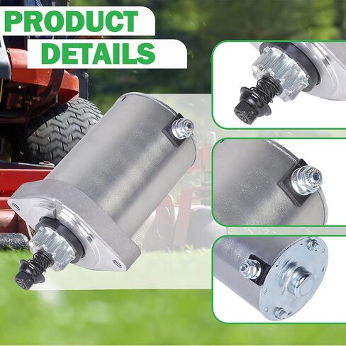 10T 12V CCW PMDD Starter for 2012-2014 Kawasaki Z-Force 48 54 60 RZT46 RZT50 LTX1046 LTX1050 Repalce FR691V FR730V FH491V FS481V FS541V FS604V 21163-0711 21163-0714 21163-0727 21163-7024 21163-7034 in Kuwait