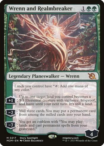 Magic: the Gathering - Wrenn and Realmbreaker (217) - March of The Machine in Kuwait