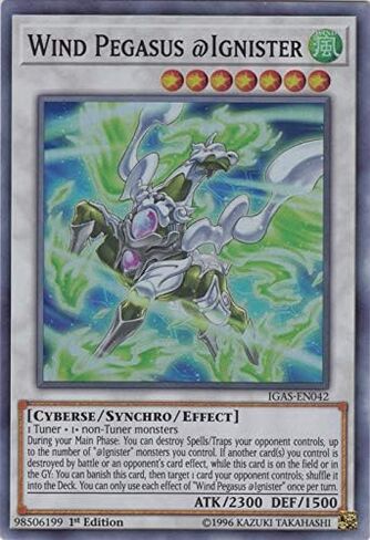 Wind Pegasus @Ignister - IGAS-EN042 - نادر جدًا - الإصدار الأول in Kuwait