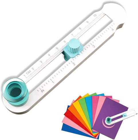 Circle Cutter for Crafts - Adjustable Rotarys Round Paper Cutters, Multi Purpose Diy Circle Cutter with Bottom Blade Guard for Scrapbooking, Card Making & DIY Crafts, Smooth Cutting(Size 2-20cm) in Kuwait