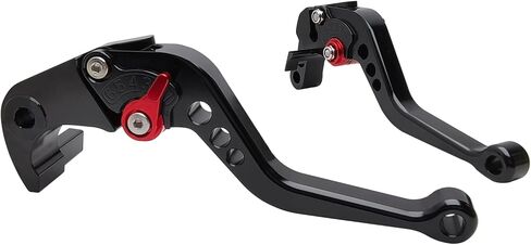 Short Brake Clutch Handle Lever Replacement for Honda CBR600RR F5 2007-2025/ CBR1000RR 2008-2025, CNC Aluminum Motorcycle Accessories Shorty Levers(Black) in Saudi Arabia