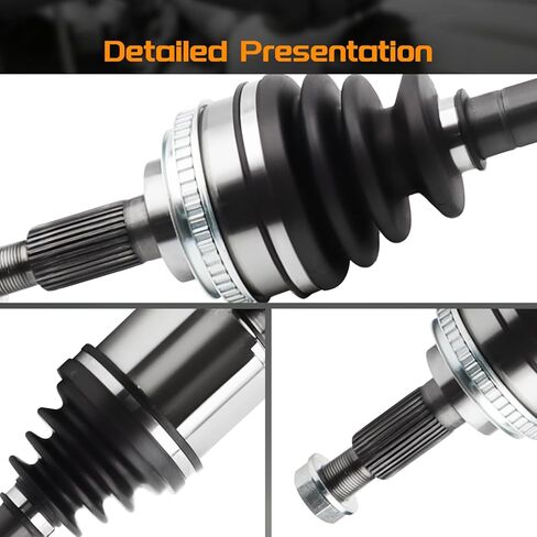 Front Right CV Axle Shaft Assembly Compatible with Lexus 1997-2001 ES300 V6 3.0L, Toyota 1997-2004 Avalon 1997-2001 Camry 1998-2003 Sienna 1999-2003 Solara V6 3.0L, Passenger Side 66-5169 4341006170 in Kuwait