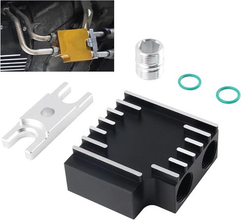 Fix Erratic Shifting & Overheating: Thermal Bypass Valve & Filter Coupler Upgrade for 6.7L Cummins 2019-2024 (68RFE / 69ASRC) | Direct Replacement for Stock Valve | Heavy-Duty Towing Reliability in Saudi Arabia