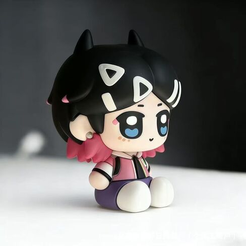 VALORANT Clove Chibi Figure, Soft Silicone Q Collectible Toy Figure, Cute Desk Decor Ornament for Game Fans & Collectors in Saudi Arabia