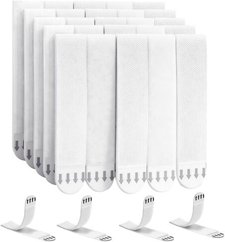 Feelia Heavy Duty Command Strips Picture Hanging Hardware Home Decor,Medium 20-Pairs(40 Strips) Poster Tape in Saudi Arabia