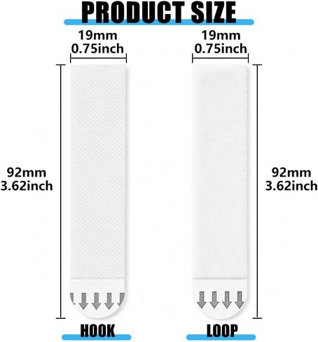 Feelia Heavy Duty Command Strips Picture Hanging Hardware Home Decor,Medium 20-Pairs(40 Strips) Poster Tape in Saudi Arabia