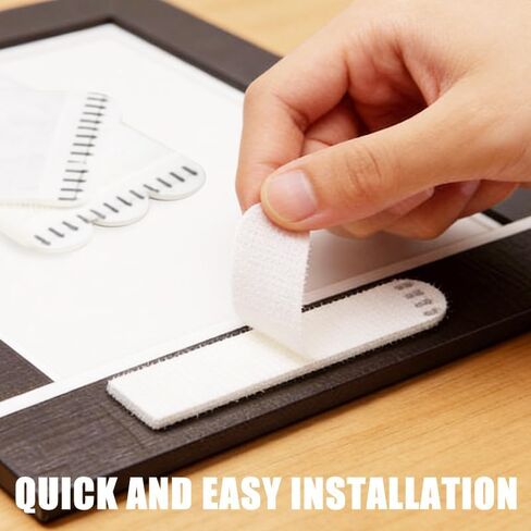 Feelia Heavy Duty Command Strips Picture Hanging Hardware Home Decor,Medium 20-Pairs(40 Strips) Poster Tape in Saudi Arabia