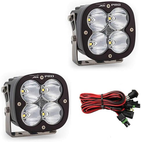 زوج جراب الإضاءة المساعد LED من Baja Designs XL Pro (القيادة/الكومبو؛ شفاف) in Kuwait