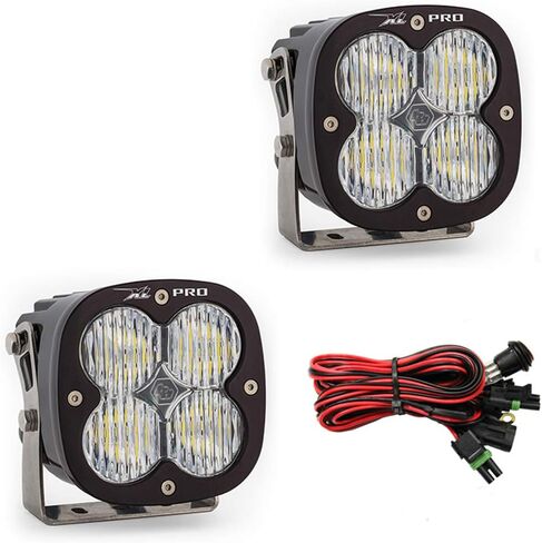 زوج جراب الإضاءة المساعد LED من Baja Designs XL Pro (القيادة/الكومبو؛ شفاف) in Kuwait