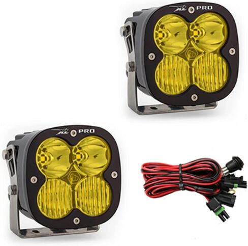 زوج جراب الإضاءة المساعد LED من Baja Designs XL Pro (القيادة/الكومبو؛ شفاف) in Kuwait