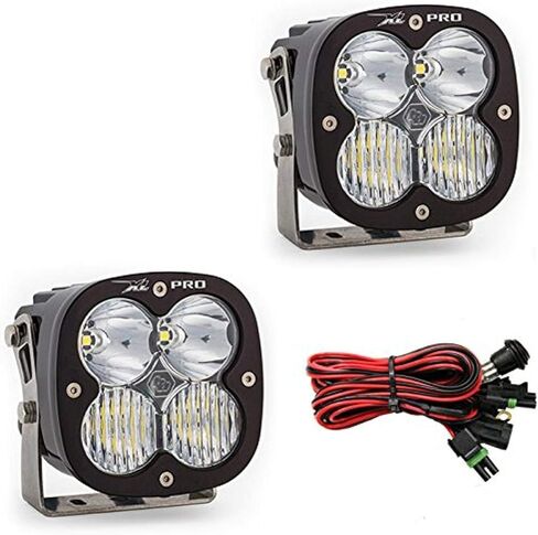 زوج جراب الإضاءة المساعد LED من Baja Designs XL Pro (القيادة/الكومبو؛ شفاف) in Kuwait