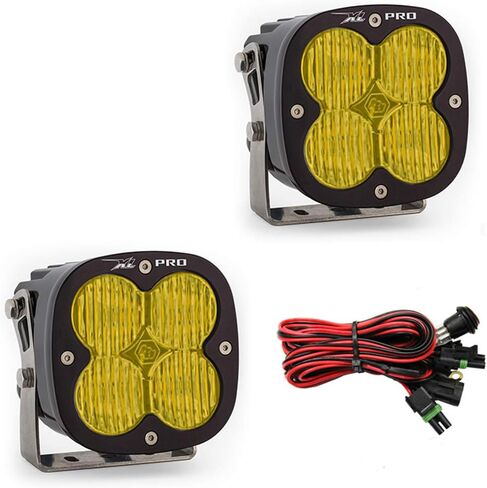 زوج جراب الإضاءة المساعد LED من Baja Designs XL Pro (القيادة/الكومبو؛ شفاف) in Kuwait