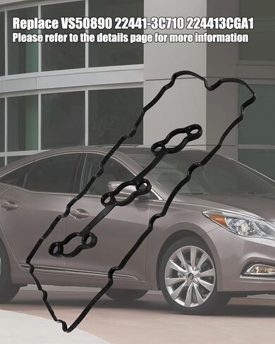 VS50890 22441-3C710 22453-3C710 مجموعات حشية غطاء صمام المحرك مناسبة لشركة Hyundai Azera Genesis Genesis Coupe Santa Fe Santa Fe XL Kia Borrego Cadenza K900 Sedona Sorento 3.3L 3.5L 3.8L V6 in Kuwait