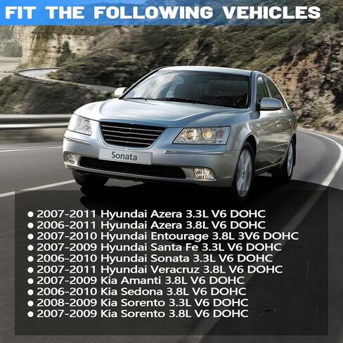 AUCERAMIC VS50750R غطاء الصمام طوقا صالح ل 2006-2011 هيونداي سوناتا أزيرا حاشية سانتا في فيراكروز كيا أمانتي سيدونا 3.3L 3.8L V6 in Kuwait