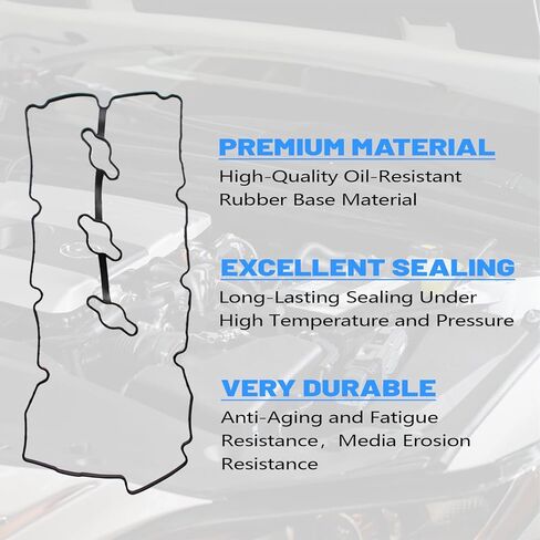 AUCERAMIC VS50750R غطاء الصمام طوقا صالح ل 2006-2011 هيونداي سوناتا أزيرا حاشية سانتا في فيراكروز كيا أمانتي سيدونا 3.3L 3.8L V6 in Kuwait