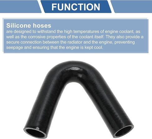 ACROPIX 32mm / 1.25" Inch ID 135 Degree Silicone Elbow 4-Ply Reinforced Silicone Straight Coupler Intercooler Heater Air Intake Pipe Radiator Coolant Tube 150mm 1 Pc in Kuwait