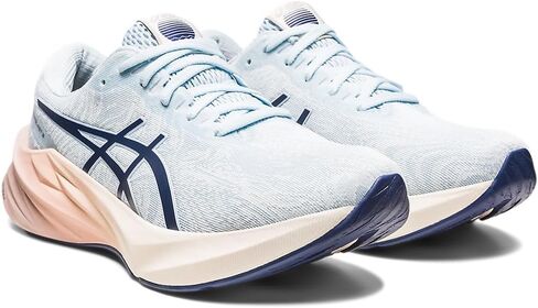 ASICS Women's NOVABLAST 3 LE Running Shoes, 10, White/Black in Saudi Arabia