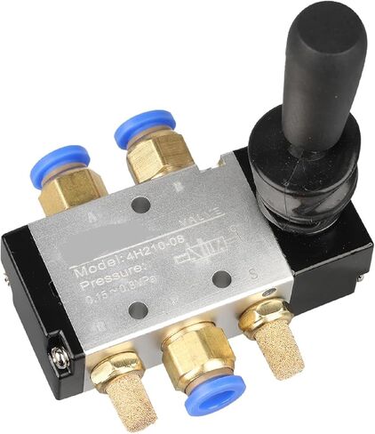 4H210-08 Pneumatic Hand Lever Operated Valve, 5/2 Way, 2 Position, Push-Pull Manual Control, 5 Port (12MM) in Kuwait
