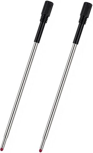 L: 3.2" 82mm, 1mm Tip, Metal Pen/Crystal Diamond Pen/Pearl Pen Refill (Blue 6PCS) in Saudi Arabia