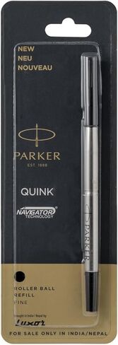 Parker Roller Ball Refill - Fine Point, Black in Kuwait
