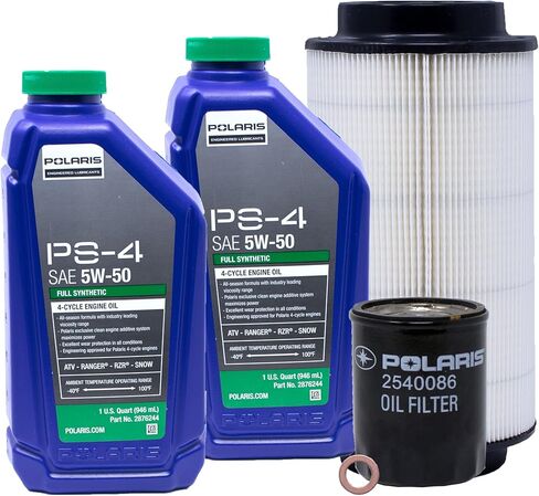 Edwards Oil Change Kit fits Polaris Sportsman 700 ATV with Air Filter in Kuwait