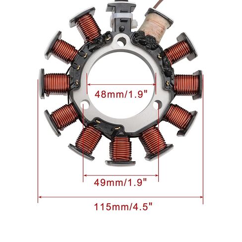 WOOSTAR 12 Coil 12 Wire Magneto Stator Replacement for Polaris 1999 Ranger 500 6x6 2003 Ranger 500 Series 10 2x4 4x4 6x6 2004 Ranger 500 Series 11 2003 Series 10 2004 Series 11 UTV OEM 3087168 in Kuwait