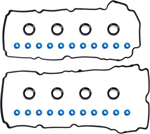 Sorello VS50767R Engine Valve Cover Gasket Set Compatible with Ford Edge Flex Fusion Taurus Taurus X, for Lincoln MKS MKZ MKT MKX, for Mazda 6 CX-9, for Mercury Sable, 3.5L 3.7L V6 Replaces VS50490 in Saudi Arabia
