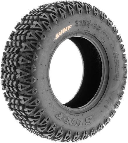 SUNF,SunF 21x7-10 UTV Tire 21x7x10 Gof Cart Lawn Mower 4 PR G003-PAIR of 2,black(LCF1|G003|210710||x2) in Kuwait