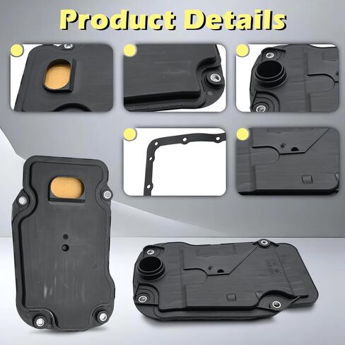 A760E A760F A760H A761E LEA760E Automotive Trans Transmission Filter Kits Oil Pan Gasket 1.3L 3.5L 4.3L Compatible with Lexus Rx-8 Gs350 Gs430 Is350 Ls430 Sc430 04-13# 35330-50020 in Kuwait