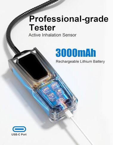 Freon Leak Detector, HVAC Freon Leak Detector, Automotive AC Leak Detection Kit, Sensitive AC Leak Detector HVAC for R12 R22 R134a R1234 R1234yf R600a R410a CFCs HCFCs HFCs HFOs HCs in Kuwait