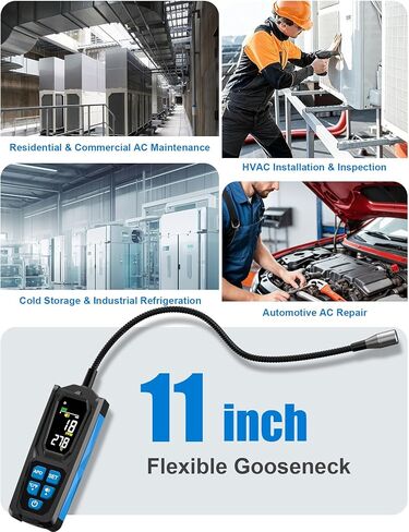Freon Leak Detector, HVAC Freon Leak Detector, Automotive AC Leak Detection Kit, Sensitive AC Leak Detector HVAC for R12 R22 R134a R1234 R1234yf R600a R410a CFCs HCFCs HFCs HFOs HCs in Kuwait