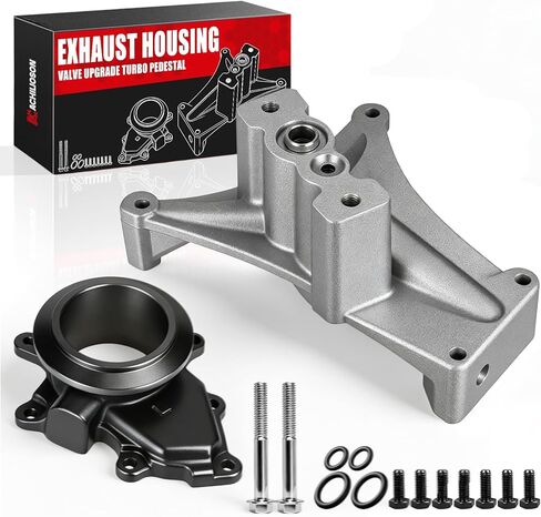 طقم مبيت عادم وقاعدة توربو بصمام غير EBP لـ 1999.5-2003 Ford 7.3L Powerstroke - مجموعة بديلة كاملة مع مسامير التثبيت in Kuwait