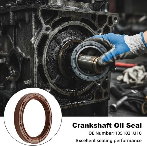 Crankshaft Oil Seal for Infiniti EX35 / EX37 / FX35 / FX37 / FX45 / FX50 / G25 / for Nissan GT-R 2009-2021 / Maxima 1995-2003 / Quest 2011-2015 | Replaces OE# 13510-31U10 in Kuwait
